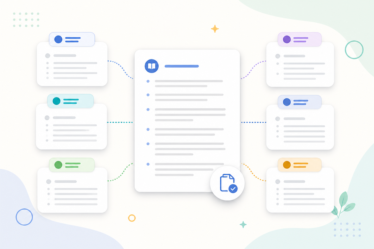 Bibliography drafts formatted in six academic citation styles